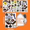 16 PCS Halloween Crafts for Kids Home Decorations Craft Kit DIY with Self-Adhesive Pumpkin Stickers Halloween Activities for Kids